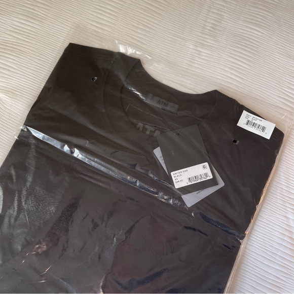 Brand New- ATM Anthony Thomas Melillo Classic Long Sleeve Boy Tee in Black 🖤 - Picture 5 of 10